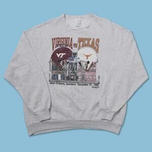 1995 Sugar Bowl Sweater Retro Virginia Texas Sweatshirt